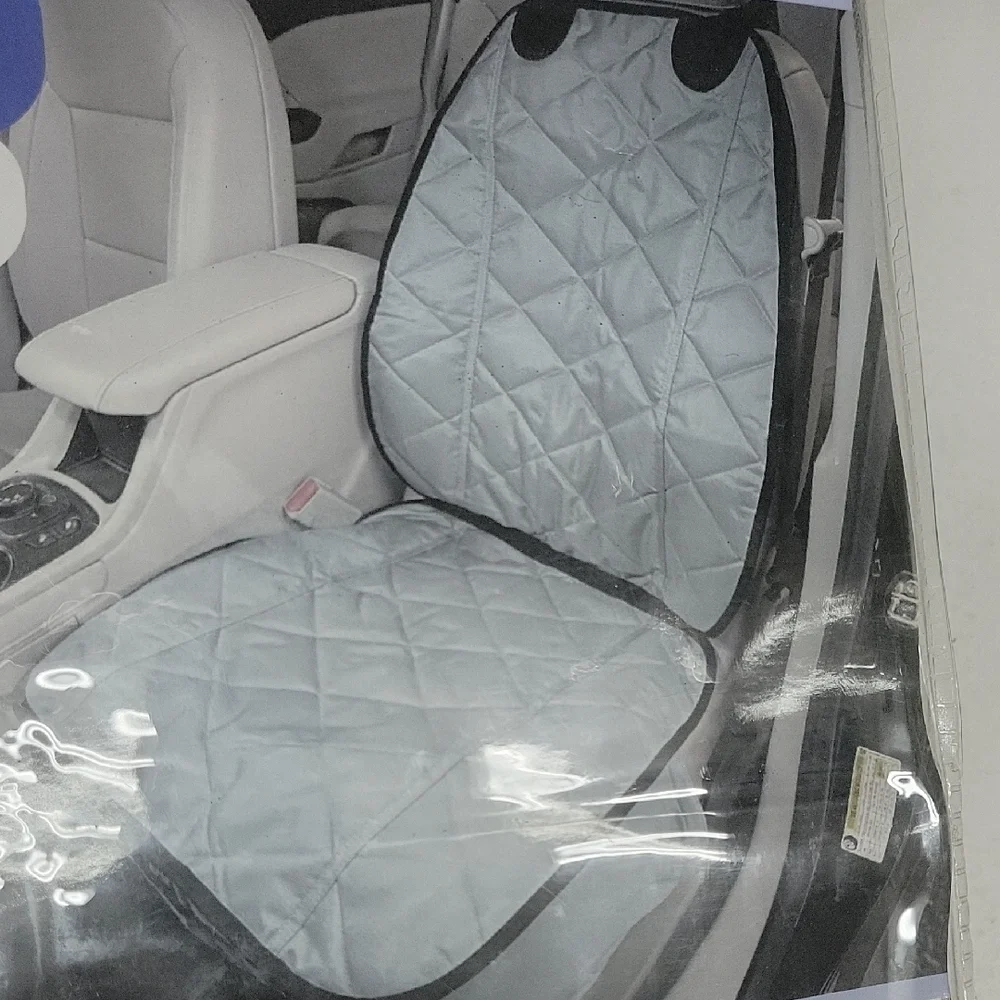 Gray Dog Seat Cover